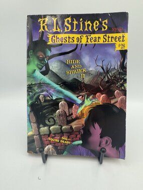 R.L. Stine Ghosts Of Fear Street #28 Hide And Shriek II 1998 1st Print Vintage
